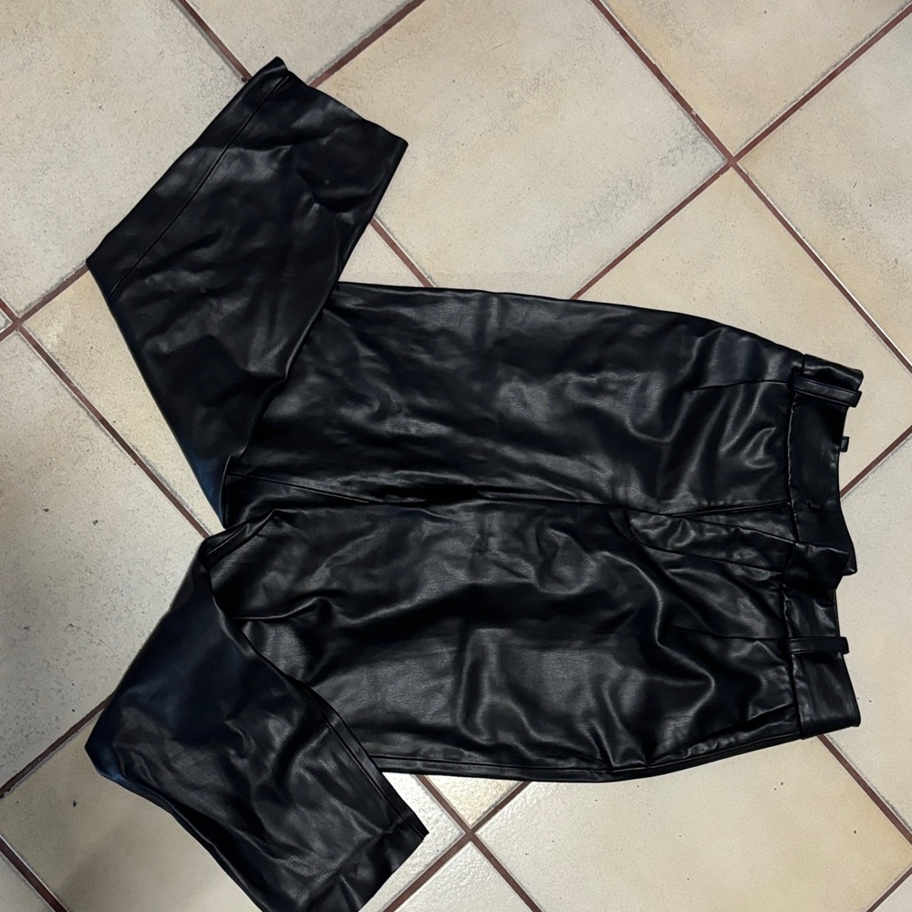Zara Women's Black Leather Jacket